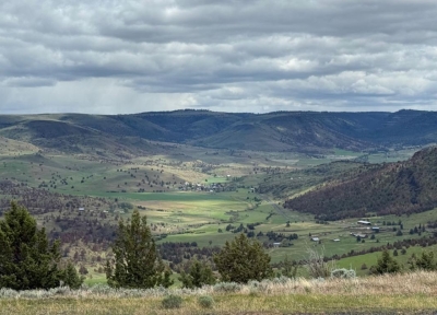 Lonerock in Gilliam County is recovering from the 2024 Lonerock Fire. Virtual fencing is now being used in the area to manage cattle grazing and support rangeland recovery.  Credit: Skyler Palmer